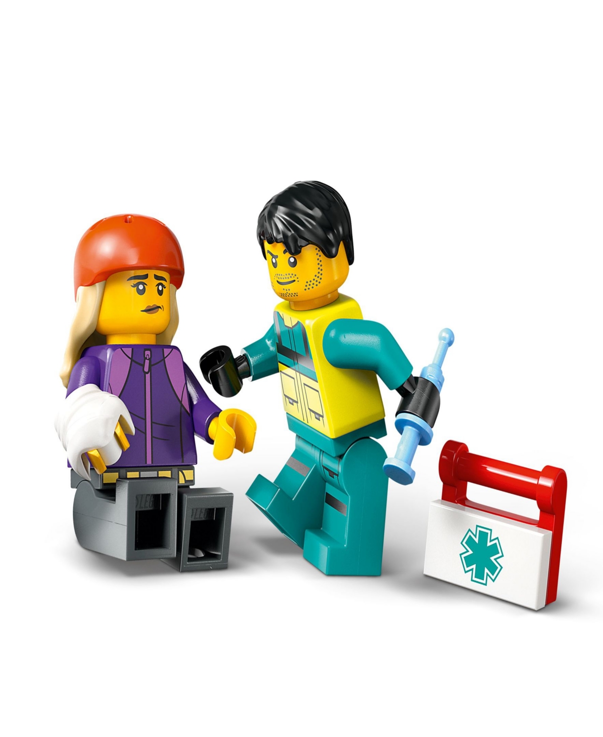 LEGO CITY EMERGENCY AMBULANCE BUILDING TOY 60451, 184 PIECES 