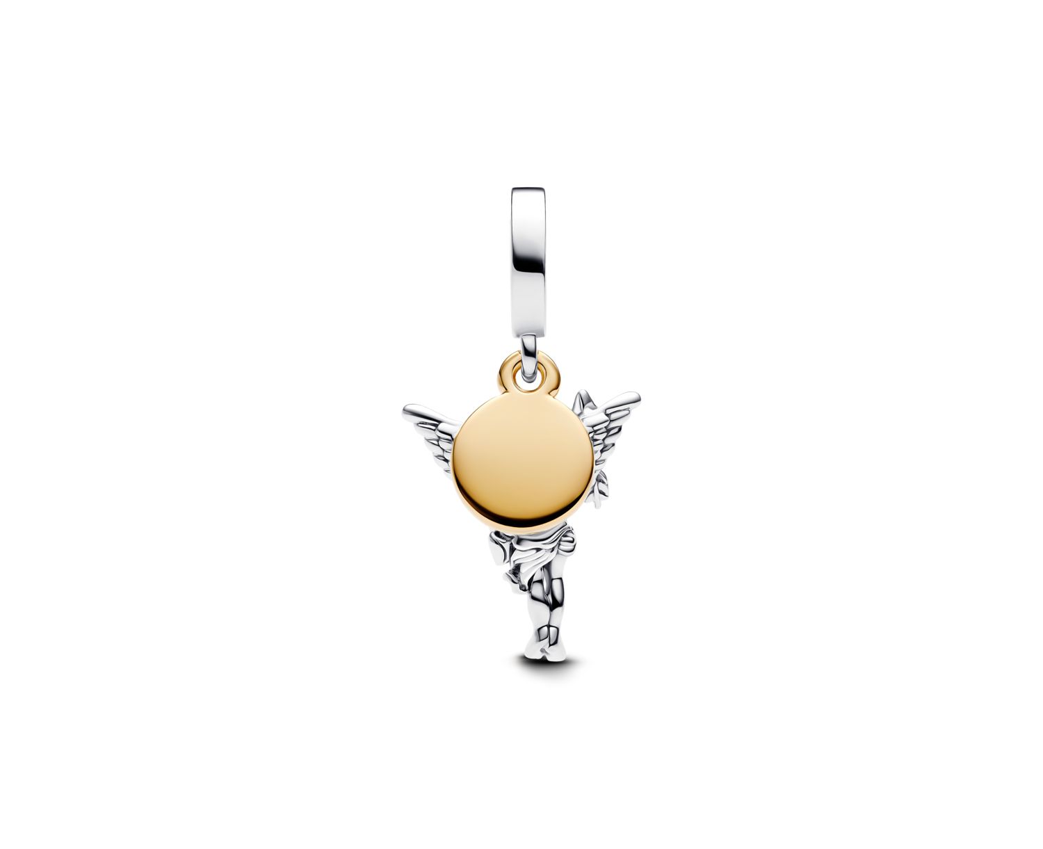 Two Tone Cupid Dangle Charms
