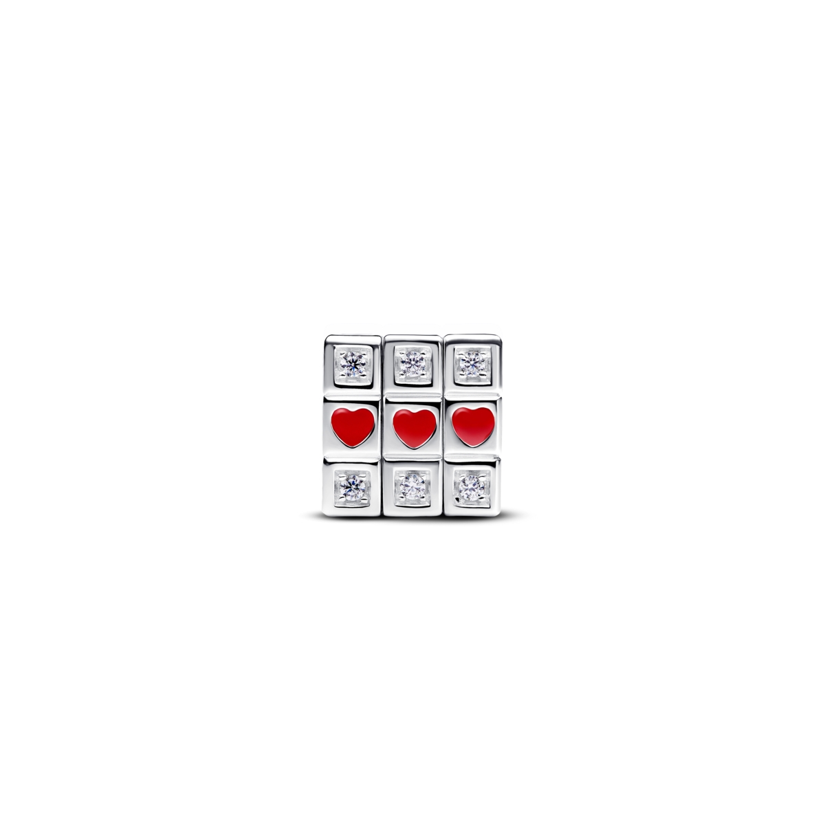 Pandora Sterling Silver Moveable Toy Cube Charms