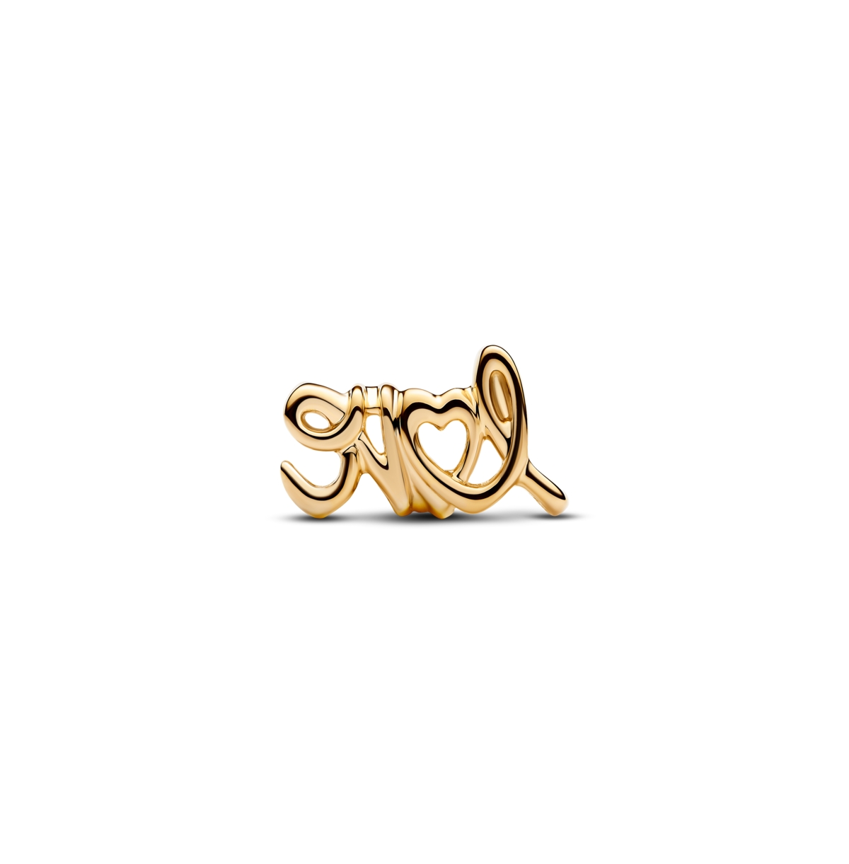 PANDORA 14K GOLD PLATED HANDWRITTEN LOVE CHARMS