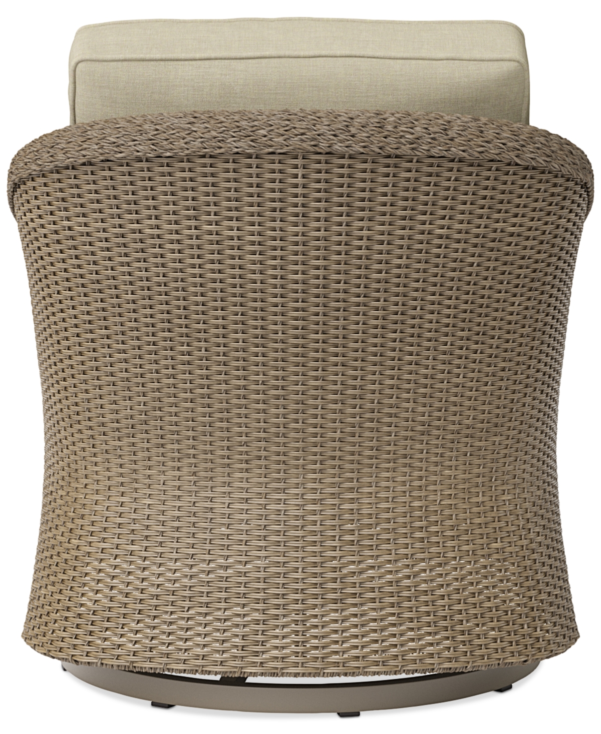 Agio Sonetta Outdoor Swivel Chair In Straw Natural