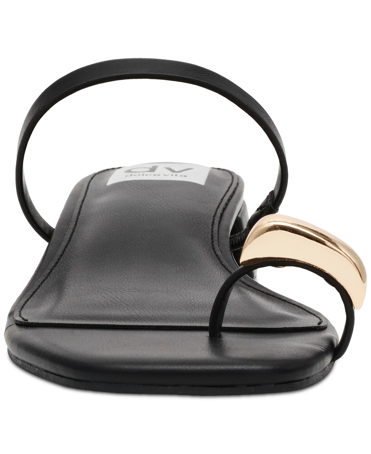 Dv Dolce Vita Women's Narra Toe-ring Block-heel Dress Sandals In Black