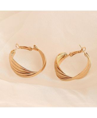 Swirl Hoop Earrings