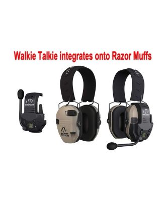 Walker's Razor Slim Electronic Muff (US Flag-FDE) Sport Bundle with Accessories