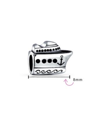 Ocean Liner Yacht Charm Bead Sterling Silver European Bracelet