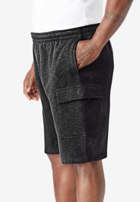 Big & Tall 10" Fleece Cargo Shorts
