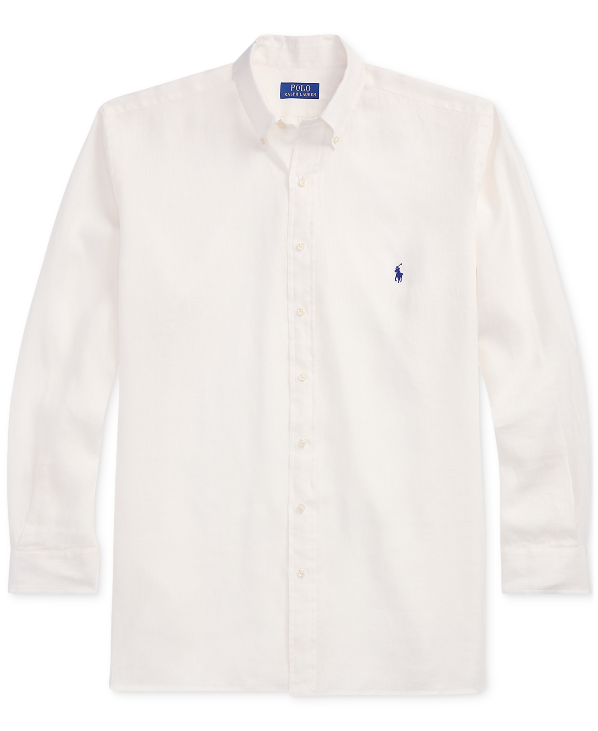 POLO RALPH LAUREN MEN'S BIG & TALL LINEN SHIRT 