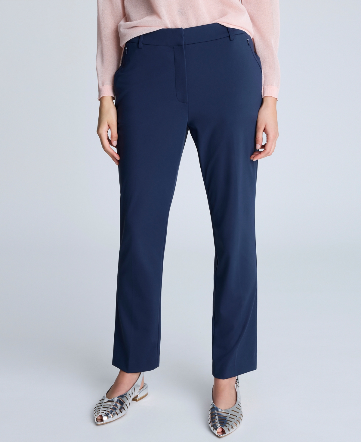 Women's Slim-Leg Ankle Pants - Dark Navy