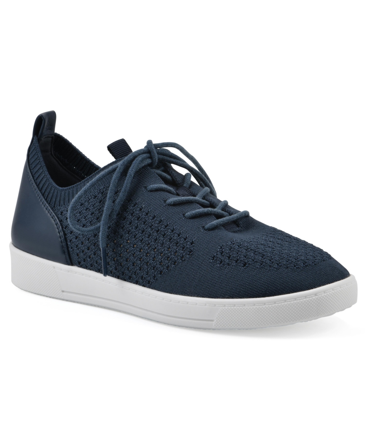 White Mountain Women's Upscale Slip-on Sneakers In Navy Fabric