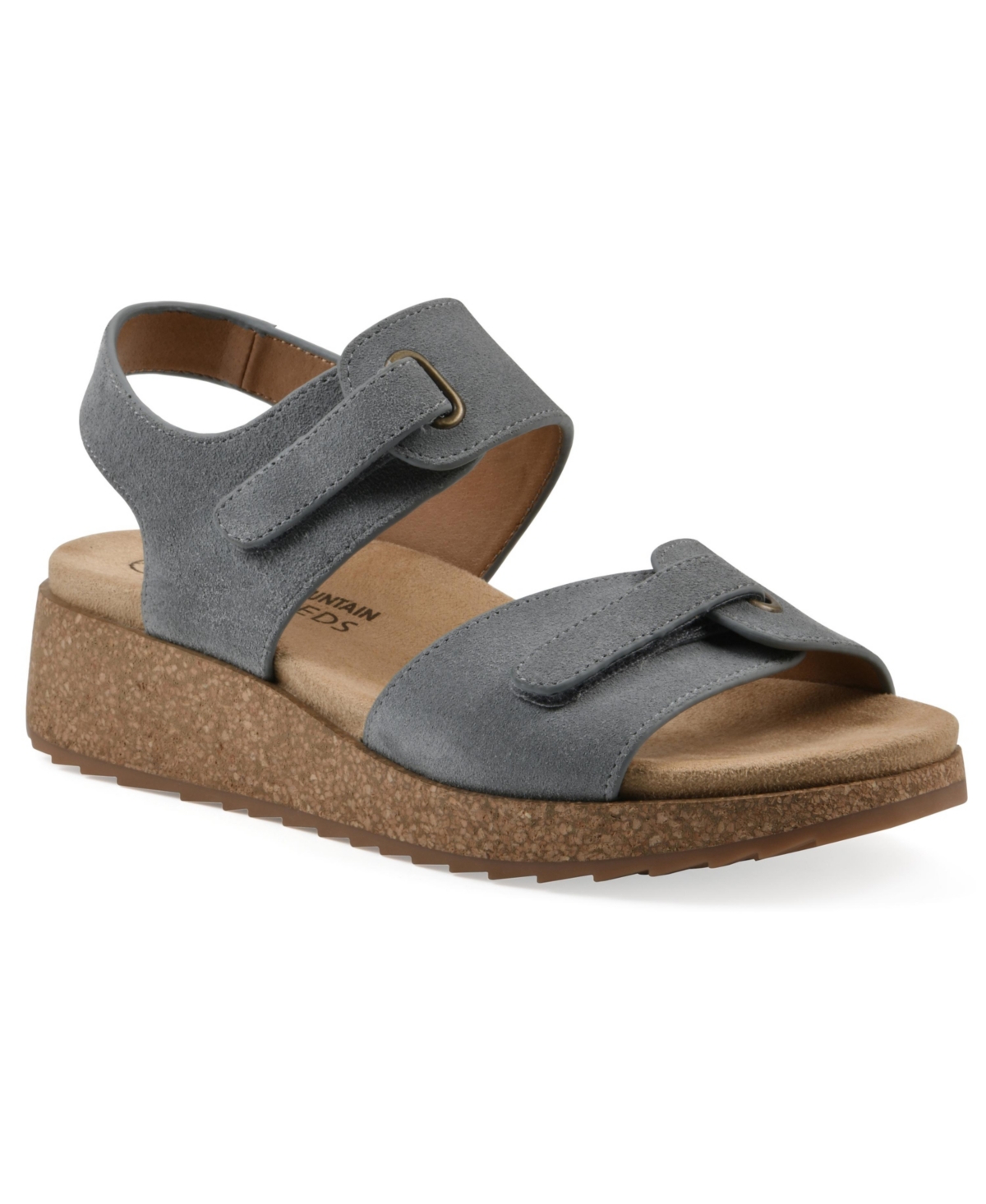 Women's Gelato Round Toe Wedge Sandals - Whiskey Suede