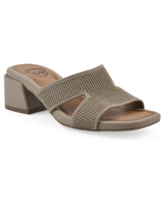 Women's Milled Round Toe Dress Sandals