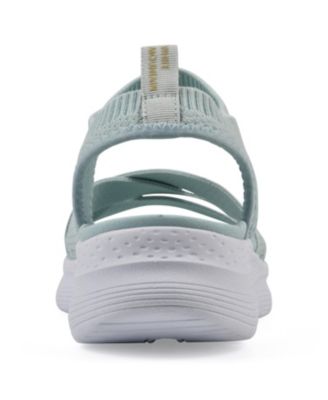 Women's Charry Round Toe Flat Sandals