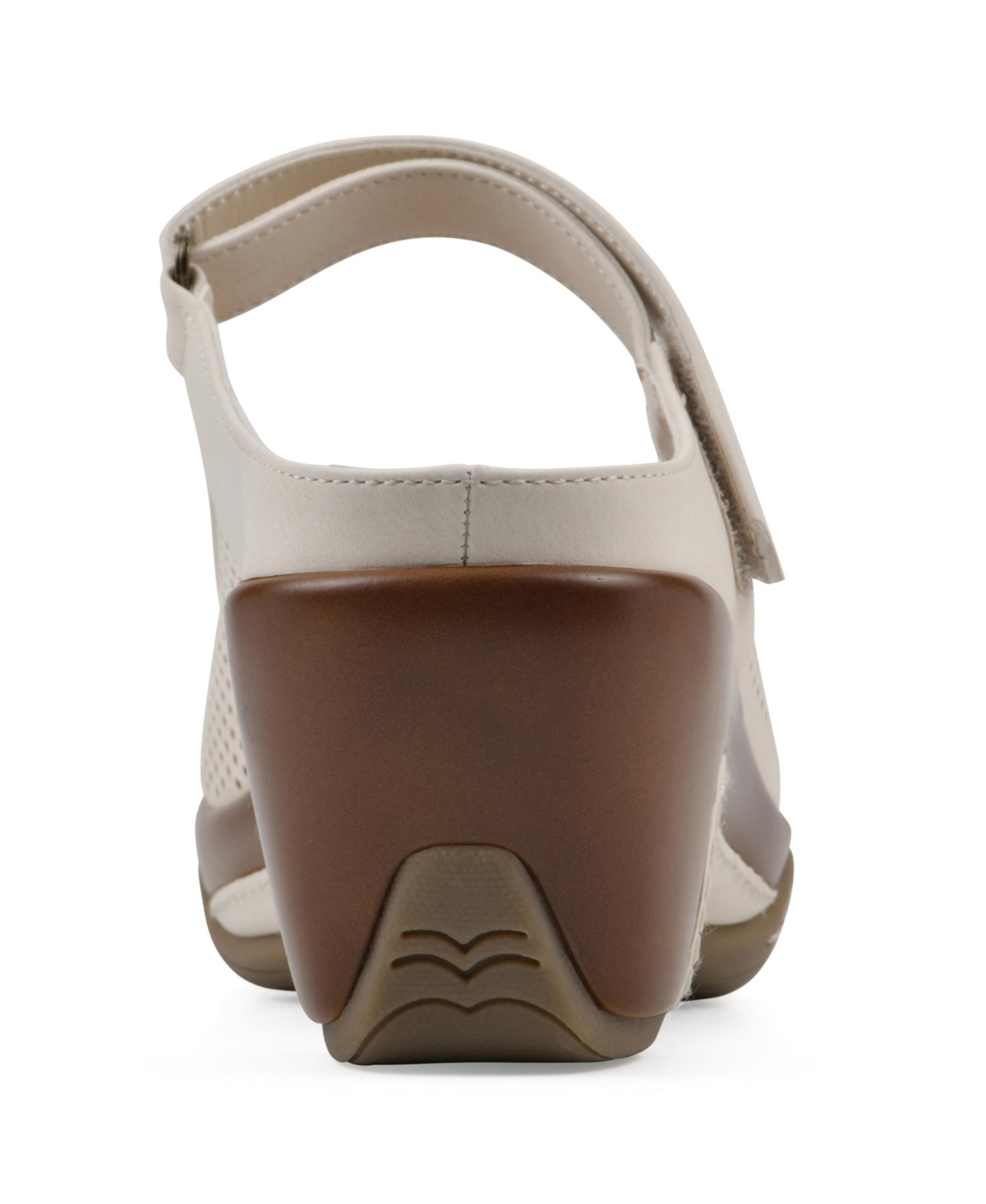 White Mountain Women's Vinto2 Mary Jane Clog Mules In Eggshell Sueded Smooth