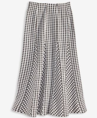 【as\"on】24fw LONDON CHECK MIDI SKIRT Designer fashion, Seoul-fully created | W Concept