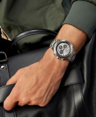 Men's Promaster Air Navihawk Silver-Tone Stainless Steel Bracelet Watch 40mm