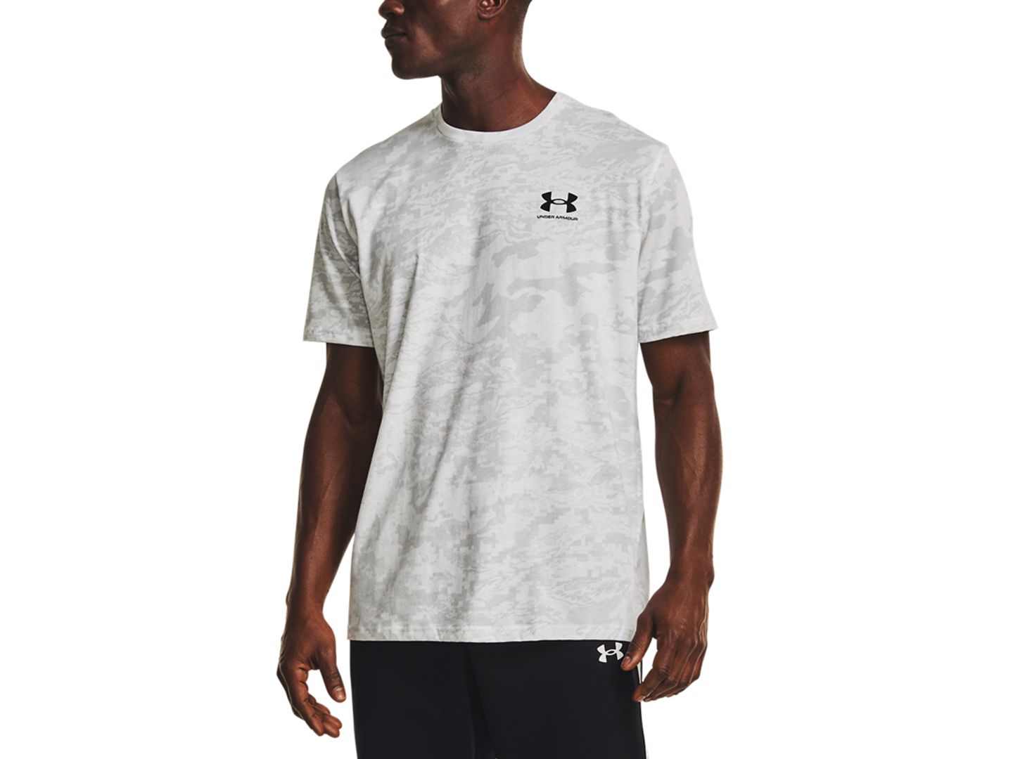 Мужская футболка Under Armour Abc Camo Short Sleeve, цвет: Белый — фото 1