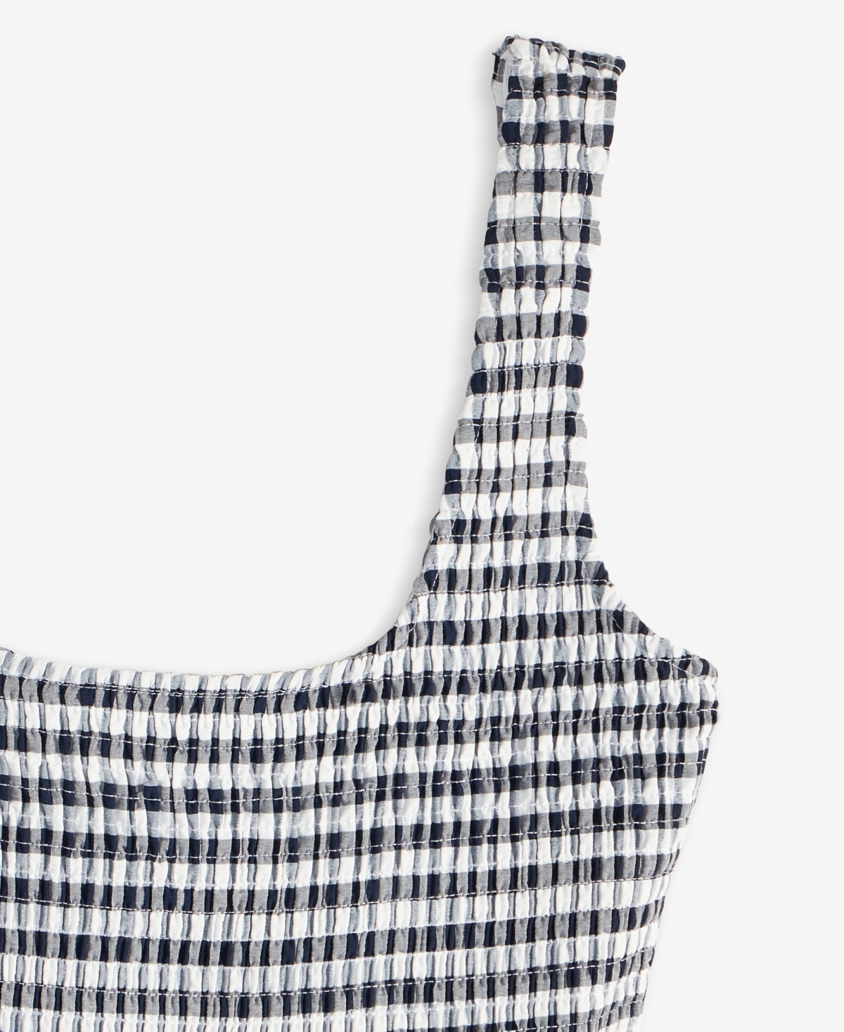 Shop On 34th Women's Woven Printed Tiered Scoop-neck Tank Midi Dress, Exclusively At Macy's In Intrepid Blue