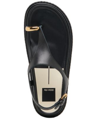 Women's Stefan Toe Ring Thong Jewelry Footbed Flat Sandals