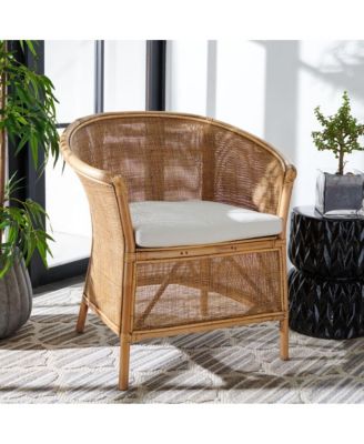 Jessica Rattan Accent Chair W/ Cushion