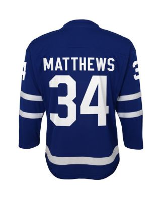 Toddler Auston Matthews Black Toronto Maple Leaf's Replica Player Jersey