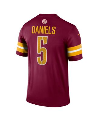 Men's Jayden Daniels Burgundy Washington Commanders Team Legend Player Performance Top