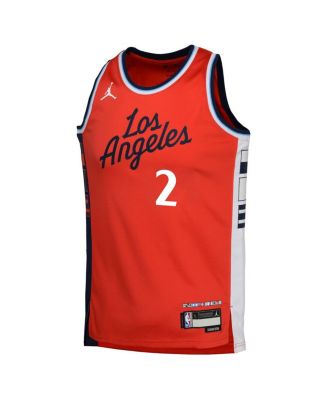 Big Boys and Girls Kawhi Leonard Red LA Clippers Swingman Jersey - Statement Edition