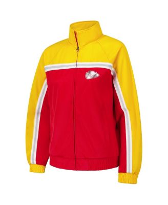 Women's Red Kansas City Chiefs Post Game Full-Zip Track Jacket