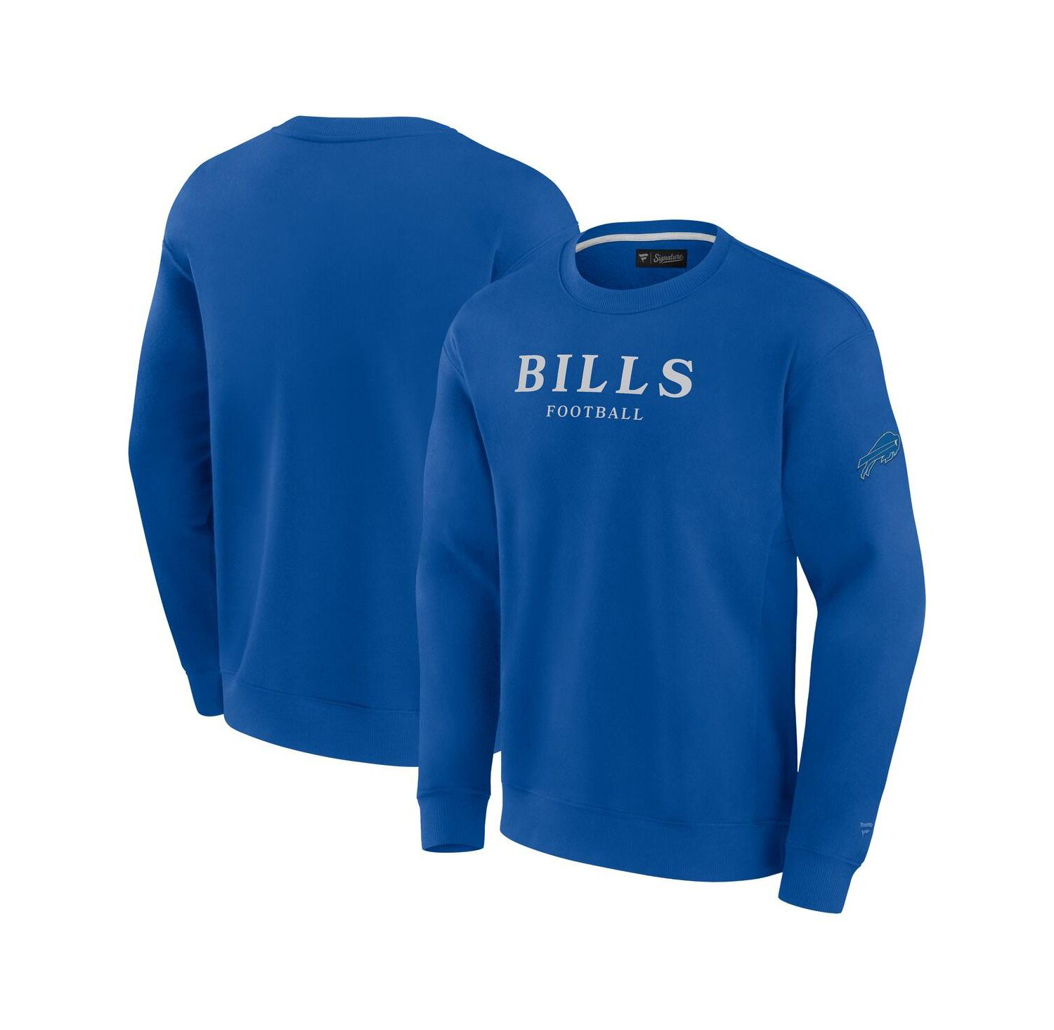 Men's and Women's Royal Buffalo Bills Elements Unlimited Fleece Pullover Sweatshirt