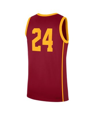 Men's 24 Cardinal USC Trojans Road Replica Jersey