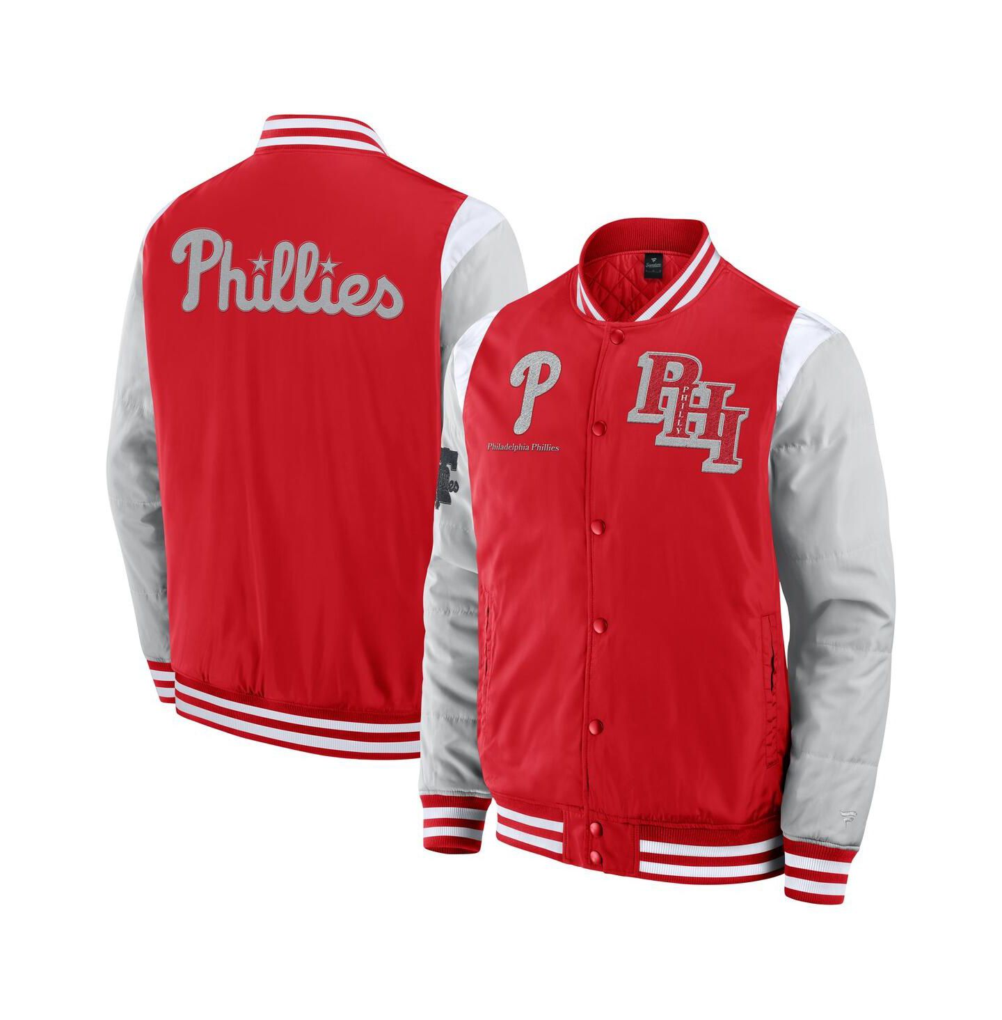 Мужская куртка Fanatics Red Philadelphia Phillies Elements Elite Full-Snap — фото 1