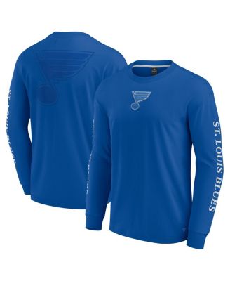 Fanatics - Men's Blue St. Louis Blues Elements Strive Long Sleeve T-Shirt