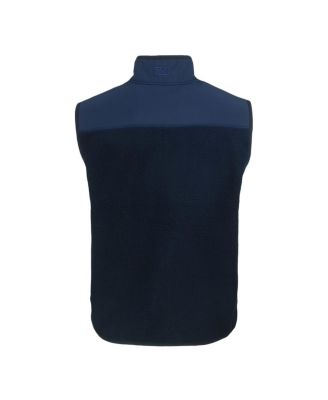 Men's Navy Notre Dame Fighting Irish Cascade Sherpa Fleece Full-Zip Vest