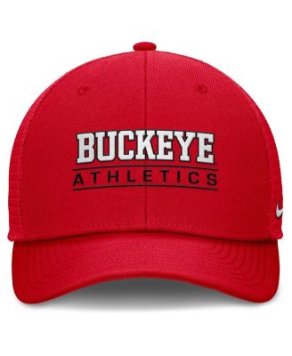 Men's Scarlet Ohio State Buckeyes Rise Adjustable Hat