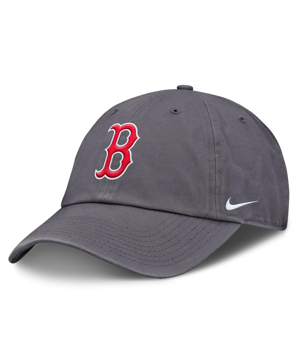Nike Boston Red Sox Club  Men's Dri-fit Mlb Adjustable Hat In Gray