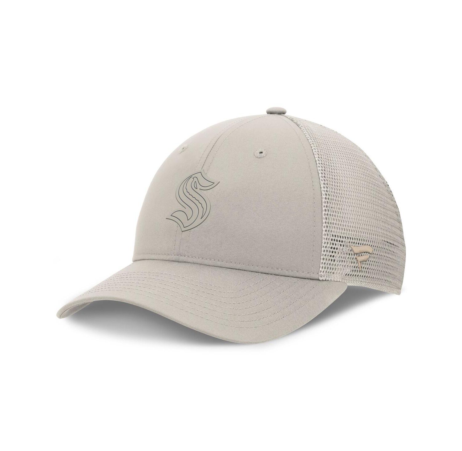 Women's Tan Seattle Kraken Authentic Pro Road Trucker Adjustable Hat