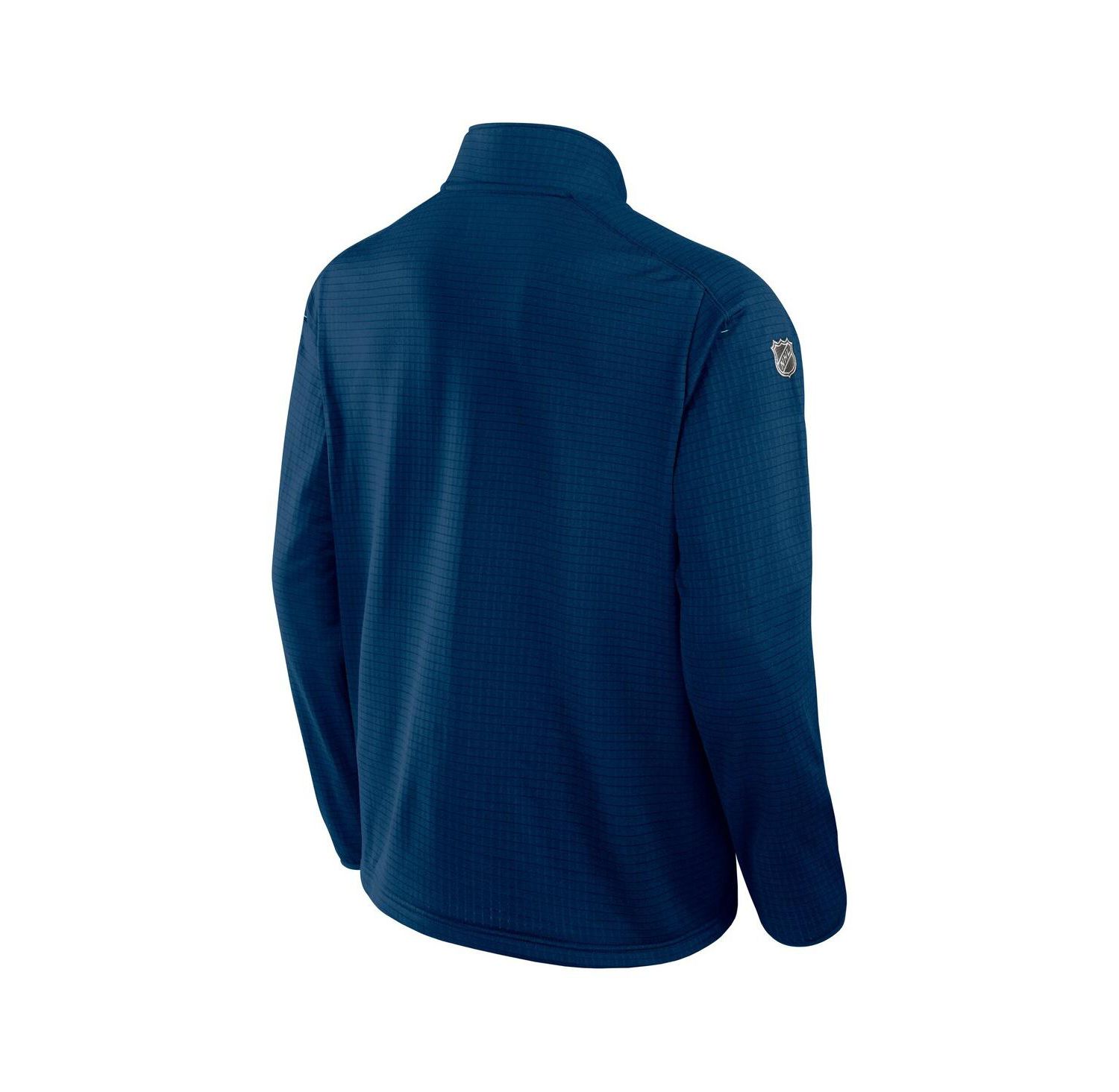 Men's Navy Seattle Kraken Authentic Pro Rink Quarter-Zip Jacket