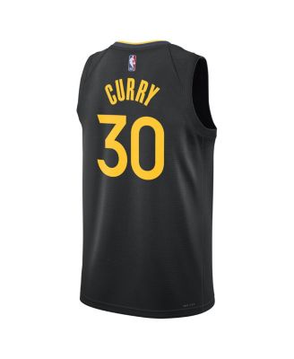 Men's and Women's Stephen Curry Black Golden State Warriors 2024/25 Swingman Jersey - Statement Edition