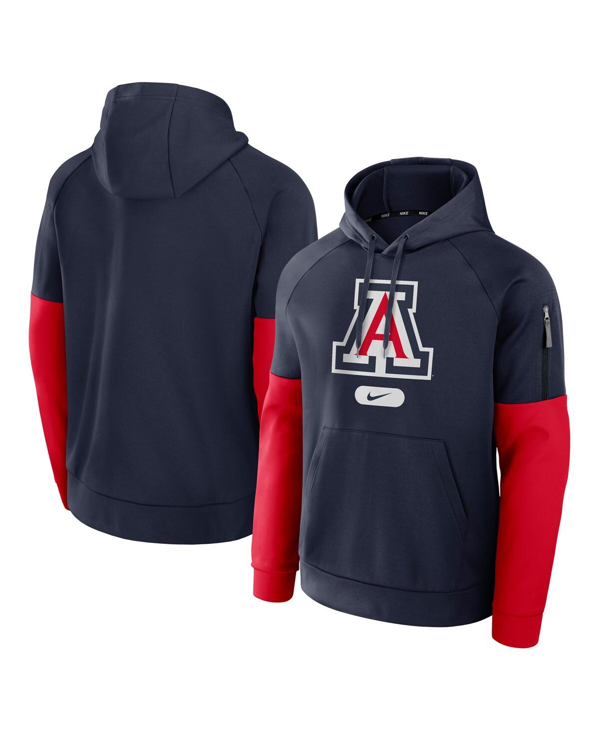 Nike Men's Navy Arizona Wildcats Fitness Performance Pullover Hoodie - Navy