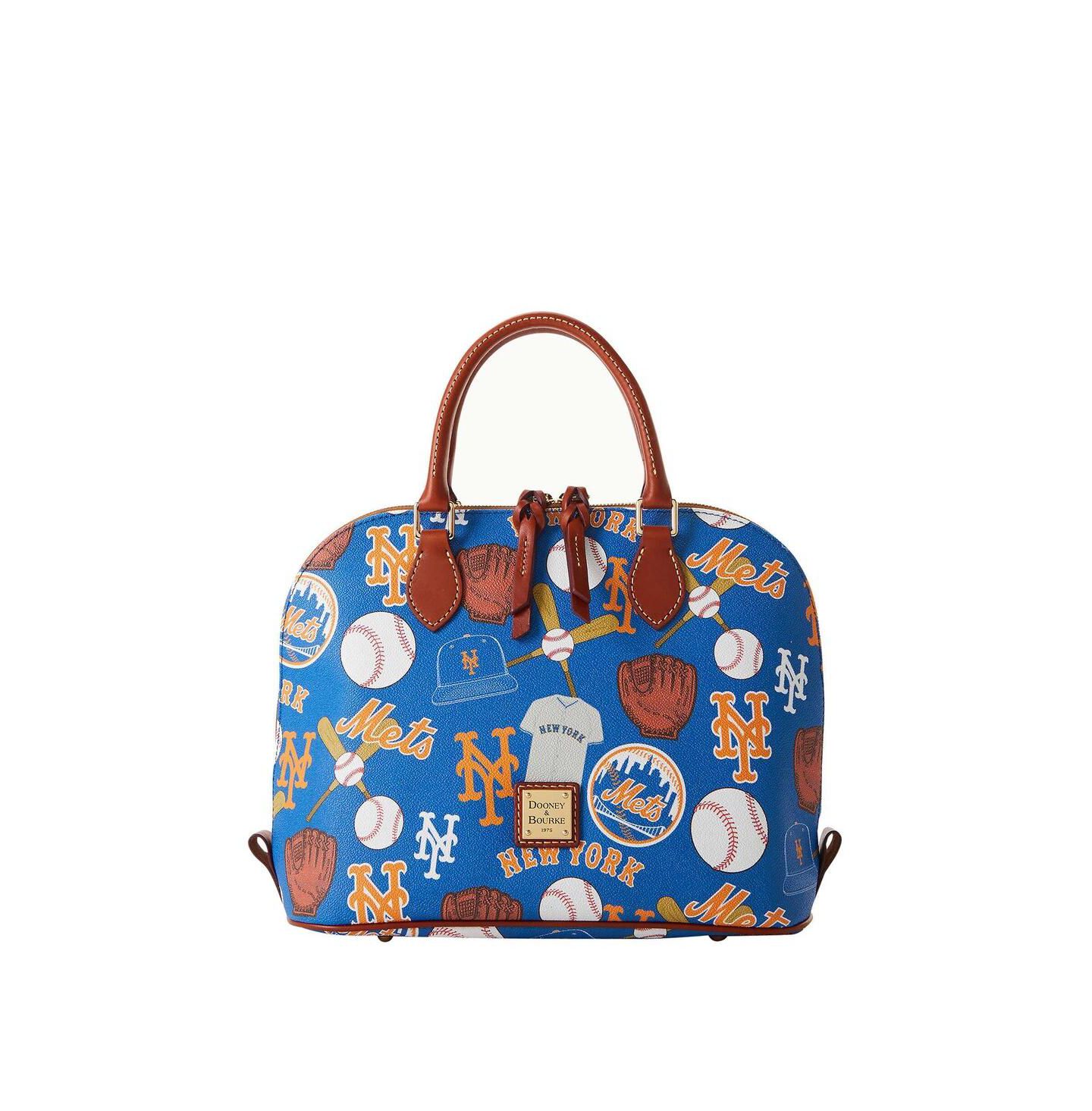 Женская сумка Dooney & Bourke New York Mets Game Day Zip Zip Satchel — фото 1
