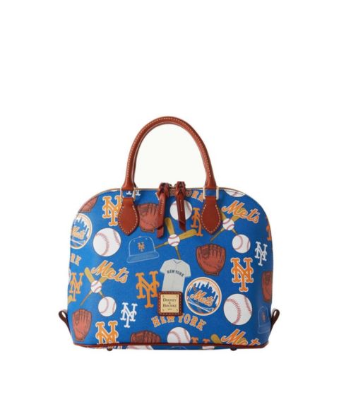 Женская сумка Dooney & Bourke New York Mets Game Day Zip Zip Satchel