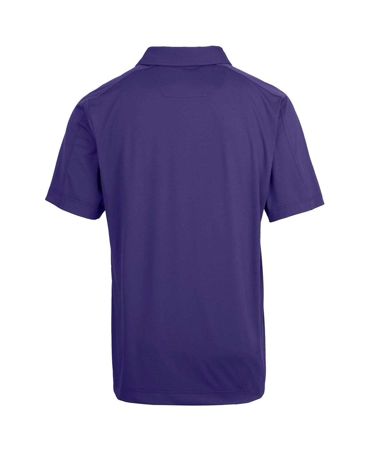 Cutter & Buck Men's Purple Minnesota Vikings Prospect Textured Stretch Polo In Purple