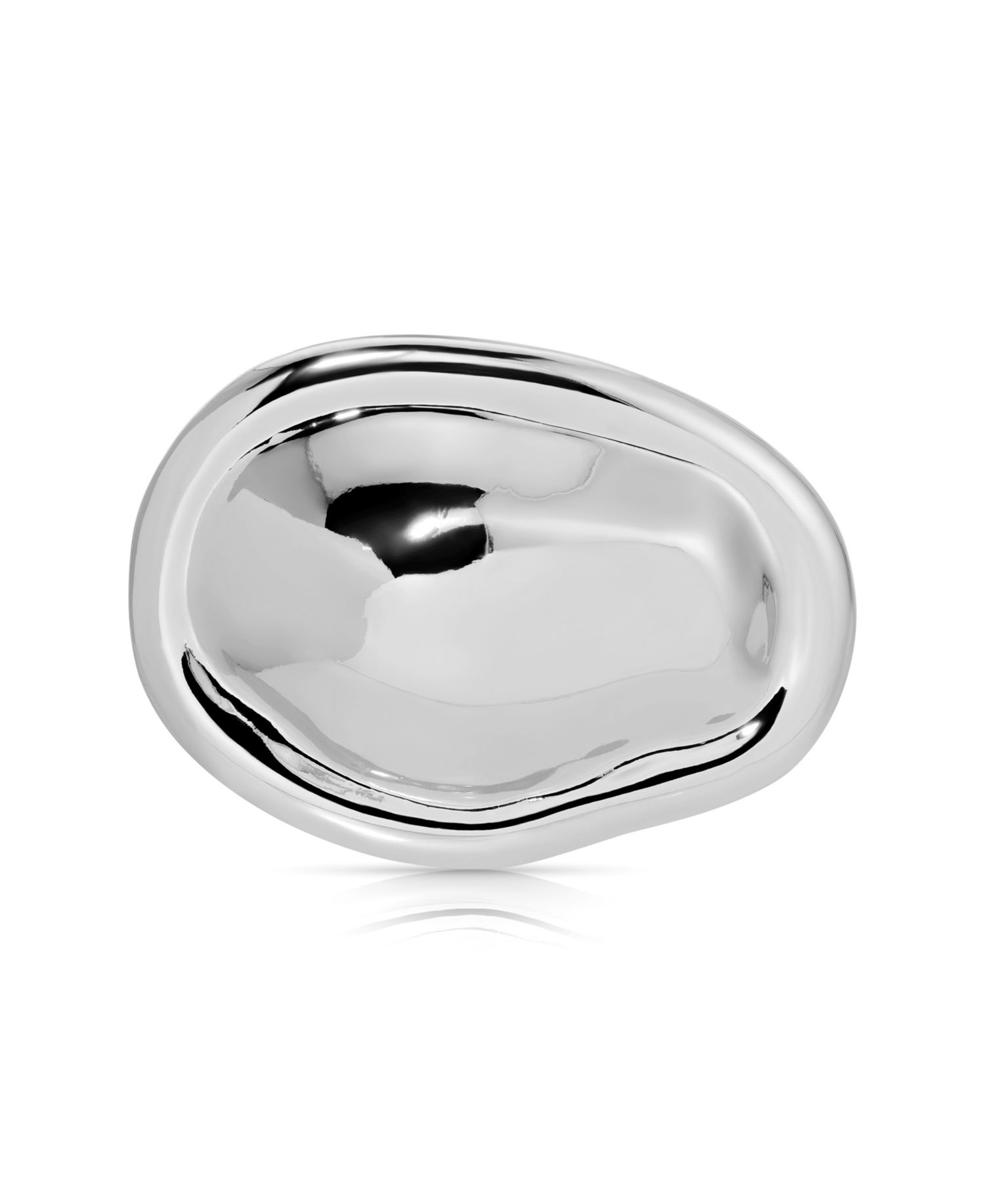 Oval Lux Hinge Barrette