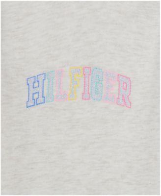 Baby Girl 2-Piece Glitter Logo Top and Wide Leg Pant