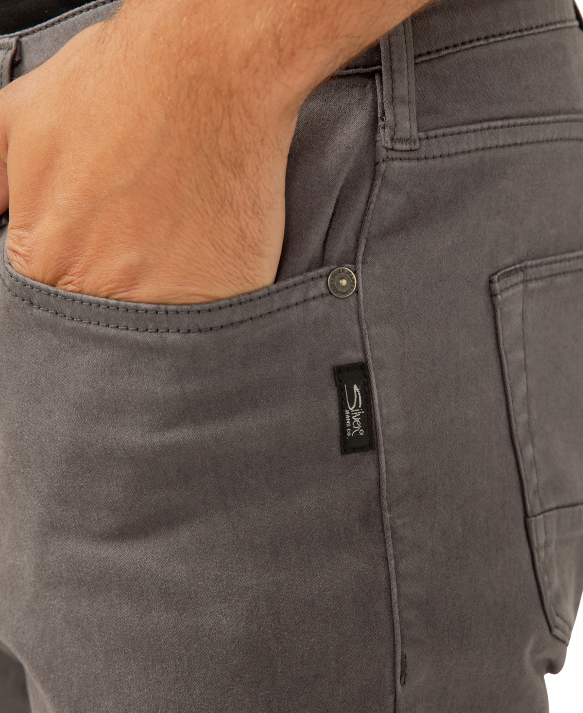 Shop Silver Jeans Co. Men's Machray Athletic Fit Straight Leg Pants In Slate Gray