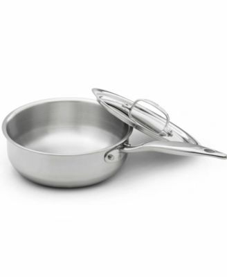 Titanium Series Fully Cladded 3-Quart Saucier with Lid