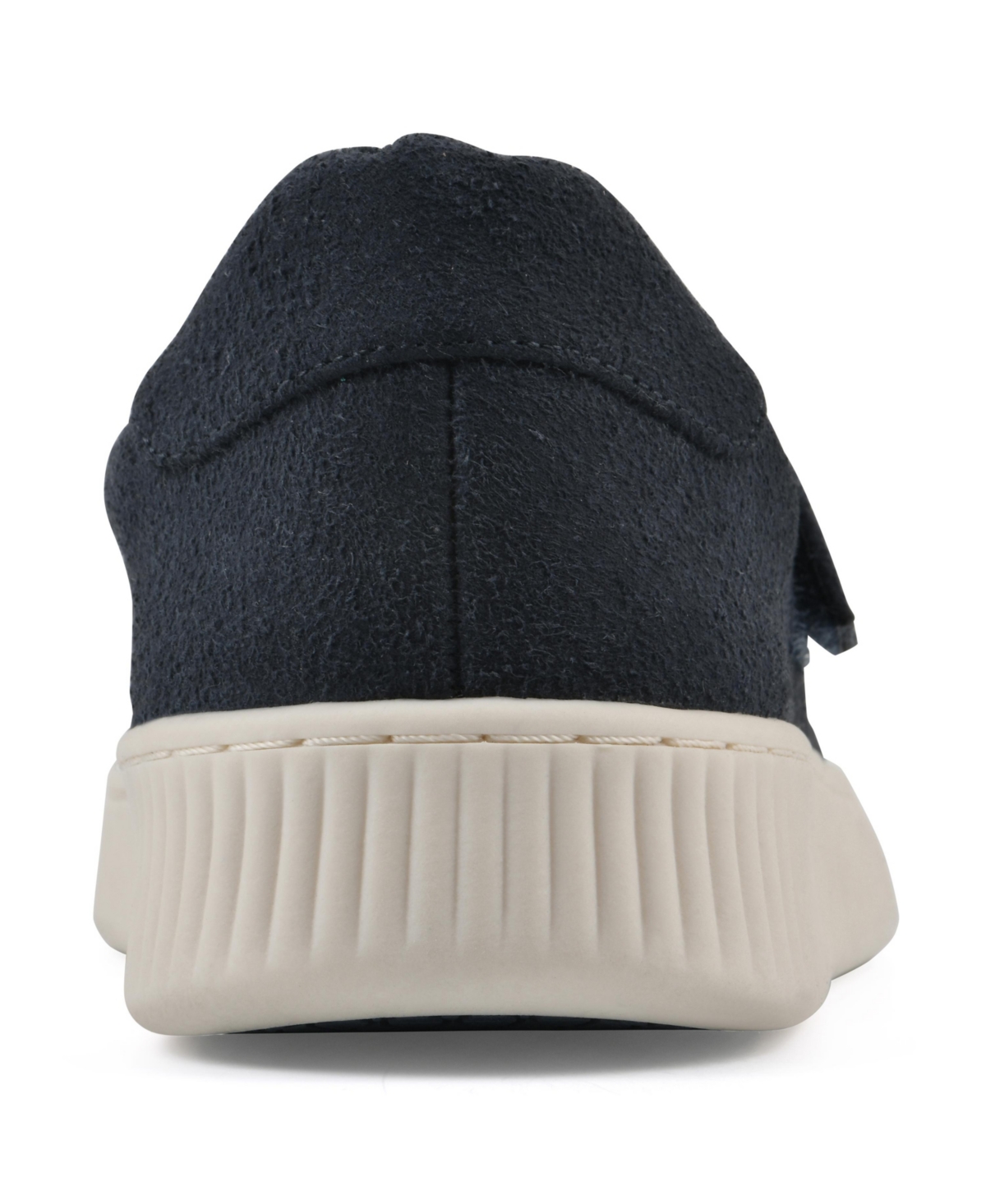 White Mountain Women's Doubles Round Toe Sneakers In Navy Sueded Smooth