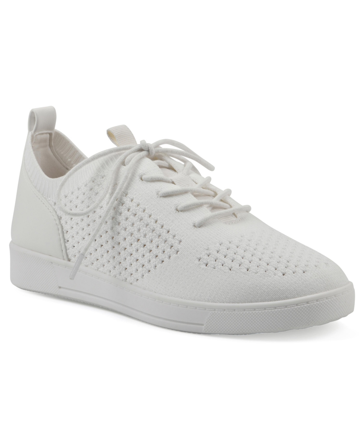 White Mountain Women's Upscale Slip-on Sneakers In White Fabric