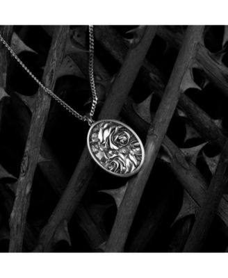 Men's Rose Amulet - Symbol of Strength and Resilience