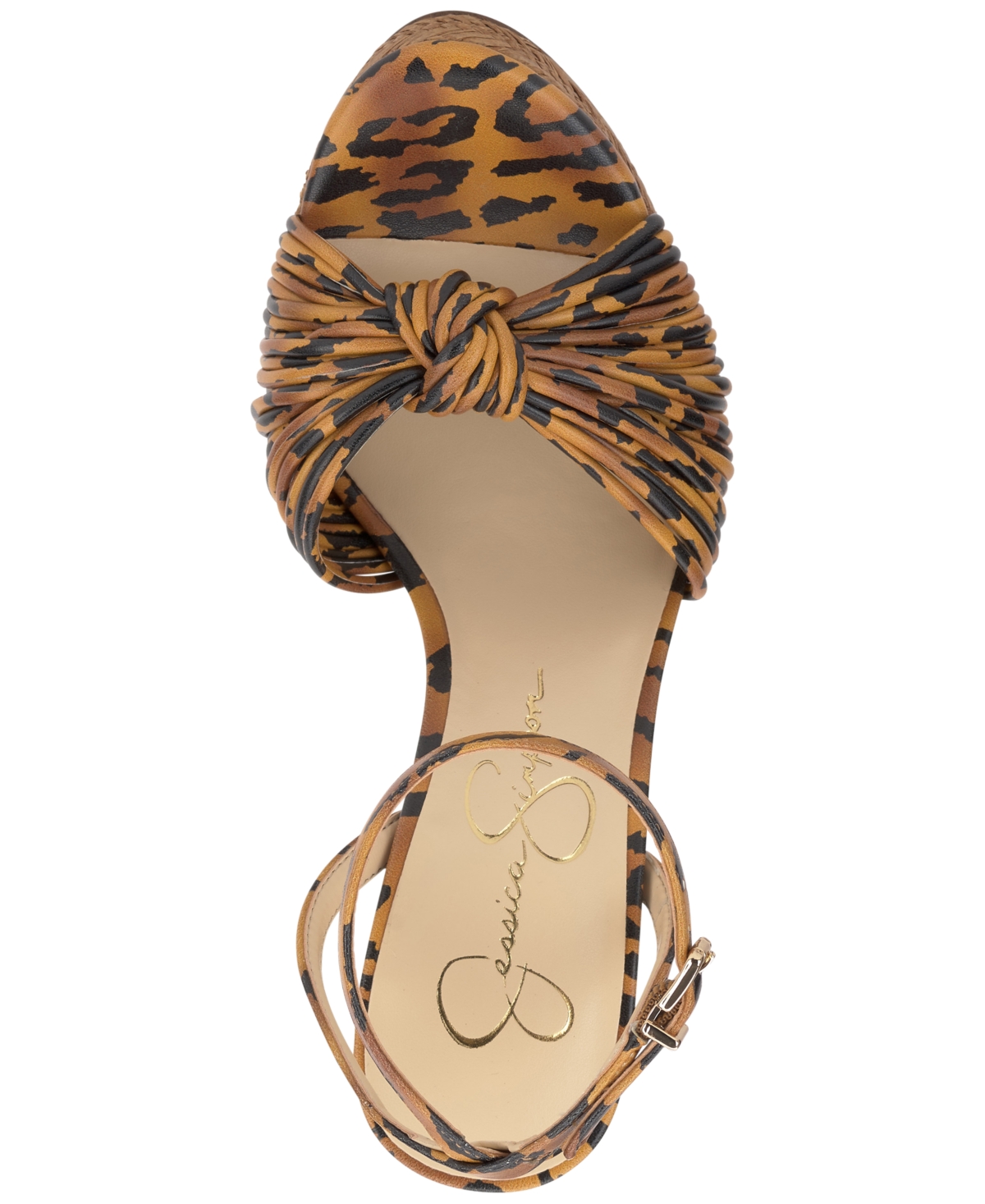 Jessica Simpson Immie Platform Sandal In Natural Leopard