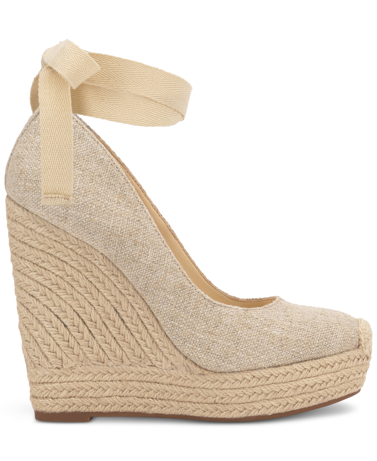 Jessica Simpson Women's Zexie Espadrille Wedge Sandals In Natural Canvas
